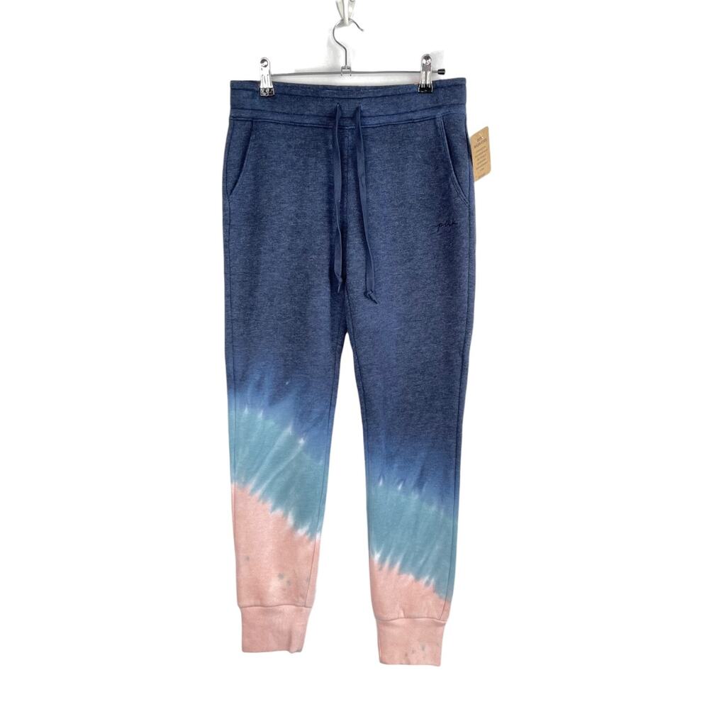 Victoria’s Secret PINK Blue Pink Tie Dye Ombre Skinny Jogger Pants Sz XS NEW